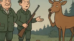 Witz: Gestern mit Onkel auf der Jagd